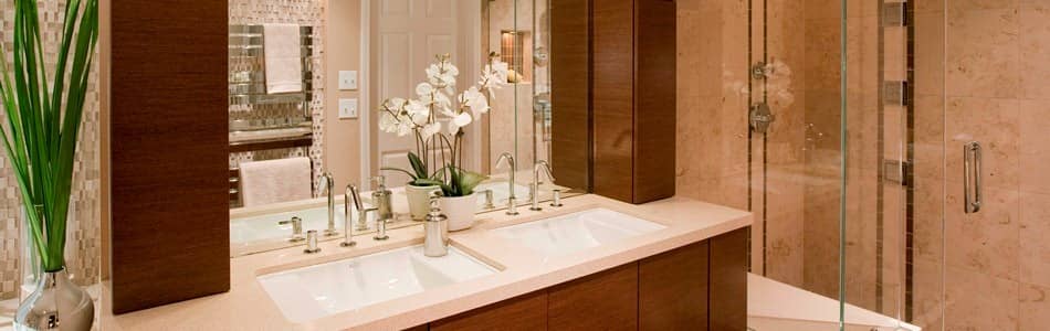 Award-Winning Contemporary Master Bath Updated In Existing Footprint