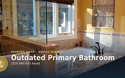 Outdated Primary Bathroom