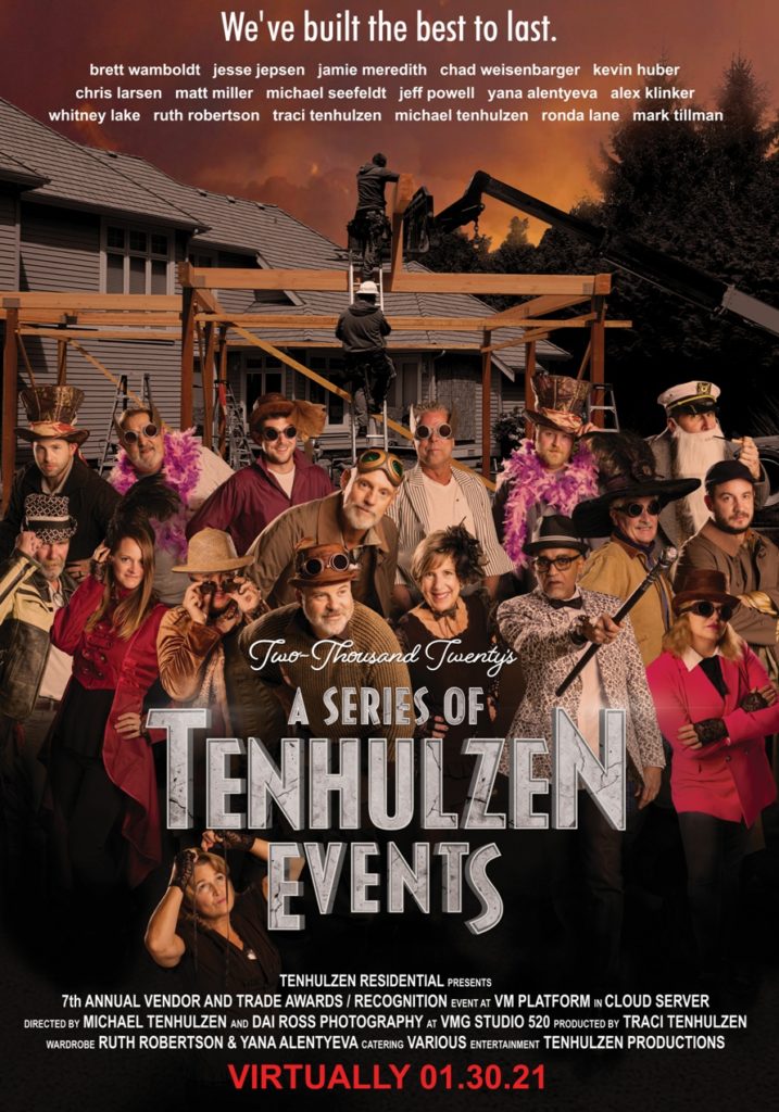 poster of a series of tenhulzen events