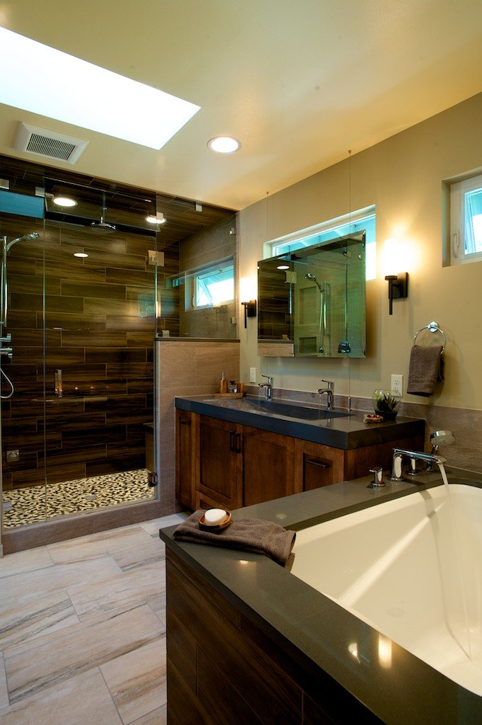 Warm Master Bath Transformation