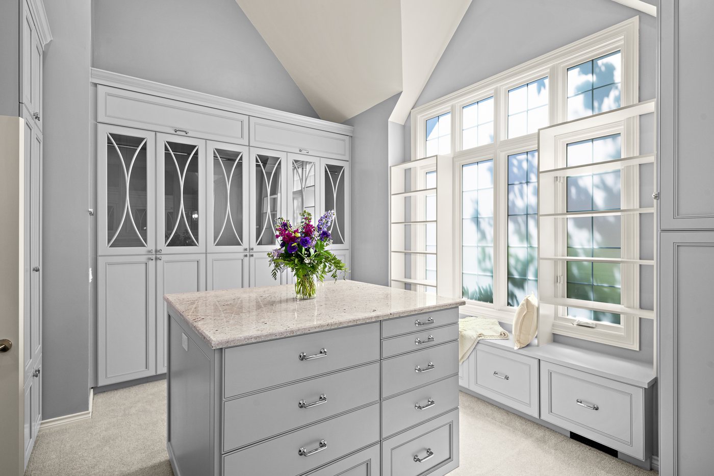 Soft Gray Primary Bath